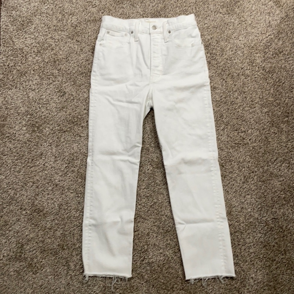 Madewell The Perfect Vintage Jean in Tile White